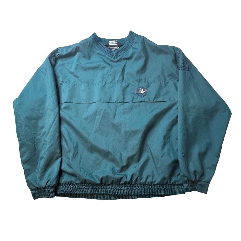 Sunderland of Scotland Pullover Mens XL Green Tedesco Country Club Windbreaker